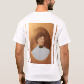 クララ・セージ・タラ・ジョンソン 1909年 肖像画 美術品 Tシャツ (裏面)