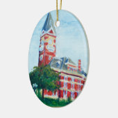 クラリオンの裁判所の絵画 セラミックオーナメント (左)