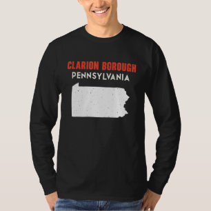 クラリオンボローペンシルバニアUSA州アメリカントラ Tシャツ