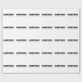 クラリネタホリック生活 ラッピングペーパー (フラット)