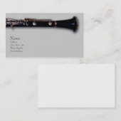 クラリネットおよびモーツァルトの名刺 名刺 (正面/裏面)