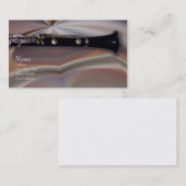 クラリネットおよび名刺 名刺 (正面/裏面)