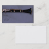 クラリネットおよび名刺 名刺 (正面/裏面)