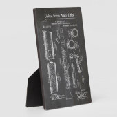 クラリネットとミュージカルアクセント フォトプラーク (側面)