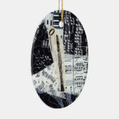 クラリネットのオーナメント セラミックオーナメント (右)