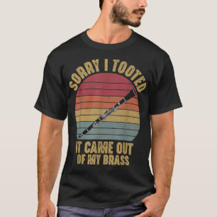 クラリネットのクラリネティスト行進おもしろいに行った Tシャツ