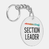 クラリネットのセクションリーダーのマーチングバンド キーホルダー (正面左)