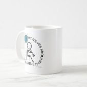 クラリネットの世界は回転します コーヒーマグカップ (正面左)