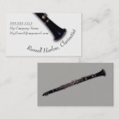 クラリネットの名刺 名刺 (正面/裏面)