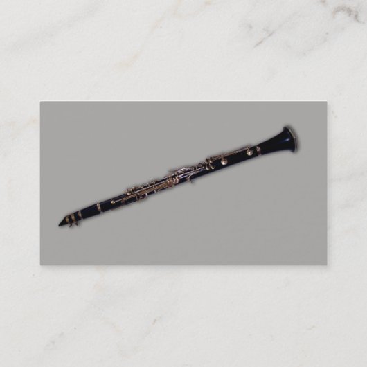 クラリネットの名刺 名刺 (裏面)