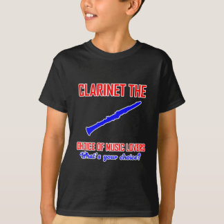 クラリネットの恋人のデザイン Tシャツ
