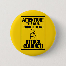 クラリネットを攻撃 缶バッジ
