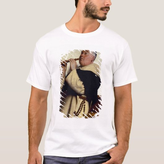 クラリネットを遊んでいる修道士 Tシャツ (正面)