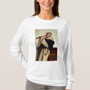 クラリネットを遊んでいる修道士 Tシャツ