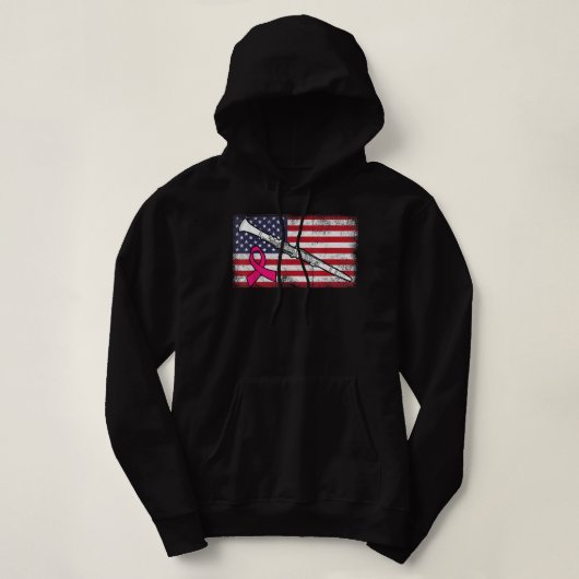 クラリネットアメリカ国旗 パーカ (デザイン正面)