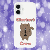 クラリネットクルーブラウンキャットピンク Case-Mate iPhoneケース