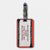 クラリネットケースラベル ラゲッジタグ (裏面縦)