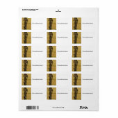 クラリネットサンセット住所 シール (フルシート)