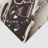 クラリネットシート音楽セピアデクページティッシュペーパー 薄葉紙 (詳細)