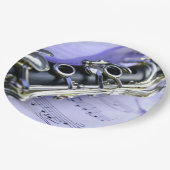 クラリネットシート音楽楽団 ペーパープレート (アングル)