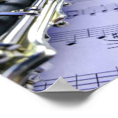 クラリネットシート音楽楽団 ポスター (角)