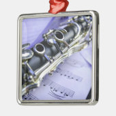 クラリネットシート音楽楽団 メタルオーナメント (左)