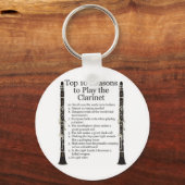 クラリネットトップ10 キーホルダー (正面)