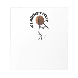 クラリネットナット ノートパッド