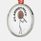 クラリネットナット メタルオーナメント (左)