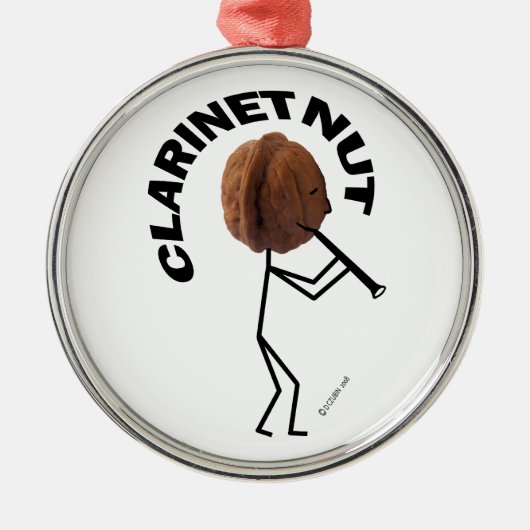 クラリネットナット メタルオーナメント (正面)