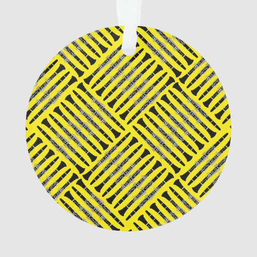 クラリネットハッチング オーナメント (裏面)