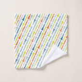 クラリネットプレーヤギフトミュージックマーチングバンドギーク バスタオルセット (ウォッシュタオル)