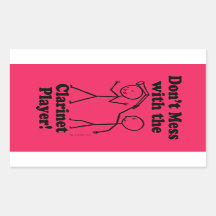 クラリネットプレーヤーの長方形Stで混乱しない