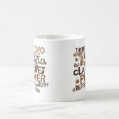 クラリネットプレーヤーの(おもしろいな)ギフト コーヒーマグカップ (中央)