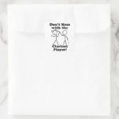 クラリネットプレーヤーを台無しにしない スクエアシール (バッグ)