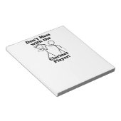 クラリネットプレーヤーを台無しにしない ノートパッド (アングル)