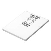 クラリネットプレーヤーを台無しにしない ノートパッド (回転)