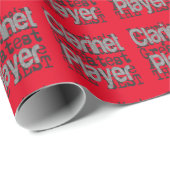 クラリネットプレーヤー超常者 ラッピングペーパー (ロールコーナー)