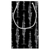 クラリネットミュージック先生バンドミュージシャン スモールペーパーバッグ (裏面)