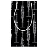 クラリネットミュージック先生バンドミュージシャン スモールペーパーバッグ (正面)