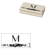 クラリネットミュージック先生バンドミュージシャン ラバースタンプ (押印)