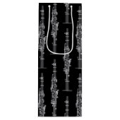 クラリネットミュージック先生バンドミュージシャン ワインギフトバッグ (正面)