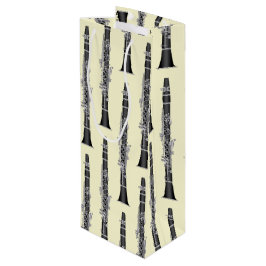 クラリネットミュージック先生バンドミュージシャン ワインギフトバッグ