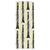 クラリネットミュージック先生バンドミュージシャン ワインギフトバッグ (裏面)