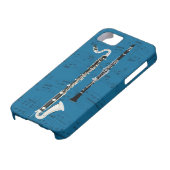 クラリネット及び音楽電話箱。 一突き色 Case-Mate iPhoneケース (下部)