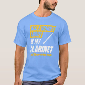 クラリネット奏者の名言 楽しい Tシャツ
