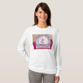 クラリネット奏者1706年を描写するタイル Tシャツ (正面フル)