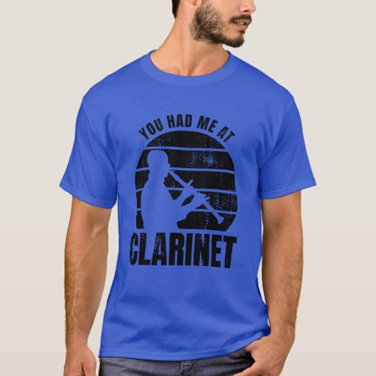 クラリネット奏者 少年 Tシャツ (正面)