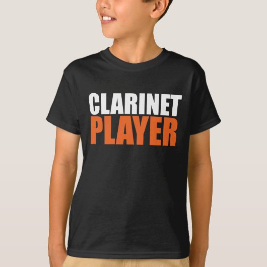 クラリネット奏者 Tシャツ (正面)