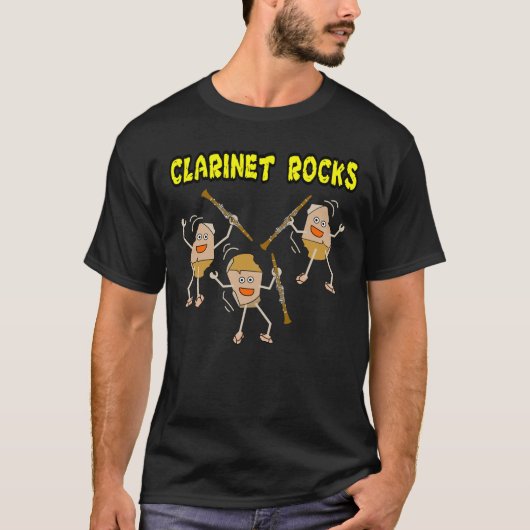 クラリネット岩 Tシャツ (正面)